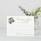 Huwelijk woord van advies winterbruiloft (Staand voorkant)