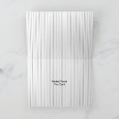 Huwelijk & Zakelijk Dank u Kaarten | elegant ontwe (Binnen)