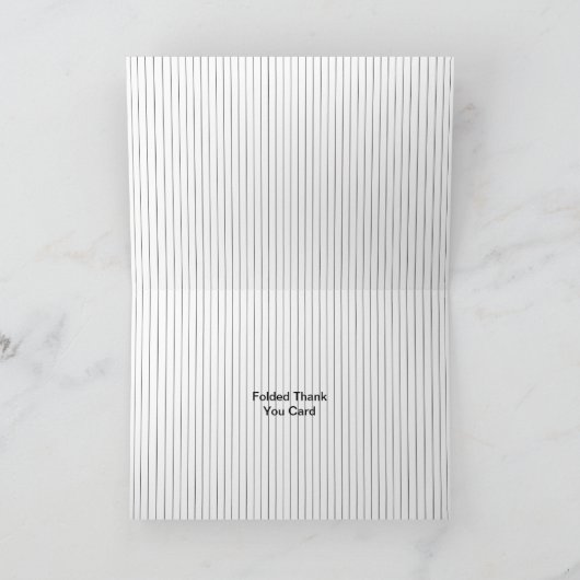 Huwelijk & Zakelijk Dank u Kaarten | elegant ontwe (Binnen)