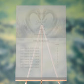 Huwelijk Zitting Grafiek Acryl Teken Bord (Neutraal)