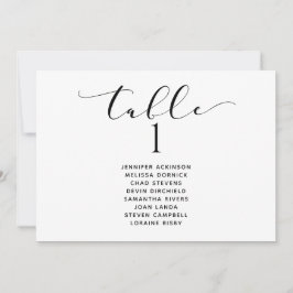 Huwelijk Zitting Grafiek Horizontaal Elegant Kaart