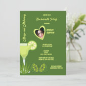 huwelijken en huwelijk Bachelorette feestportret Kaart (Staand voorkant)