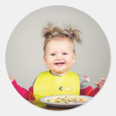 Huwelijken Verjaardagen Huisdieren Logo's voor Ied Ronde Sticker (Voorkant)