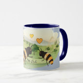 Huwelijks Bijen Imkers Bruiloft Mok (Voorkant rechts)