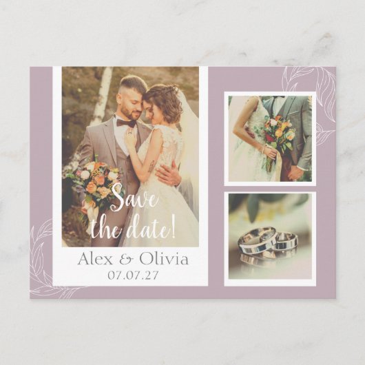 Huwelijks Dankkaart Briefkaart (Voorkant)