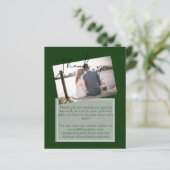 Huwelijks Dankkaartjes Met Foto Virtueel Digitaal (Staand voorkant)