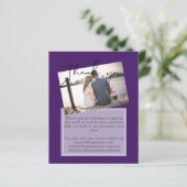 Huwelijks Dankkaartjes Met Foto Virtueel Digitaal (Staand voorkant)