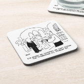 Huwelijks Kerkdienst Dominee Kan Eed Niet Schrappe Bier Onderzetter (Linkerzijde)