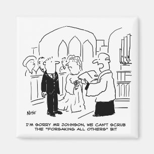 Huwelijks Kerkdienst Dominee Kan Eed Niet Verander Magneet