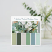 Huwelijks Kleurenpaletten Idee Kaart (Staand voorkant)