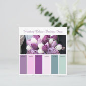 Huwelijks Kleurenpaletten Idee Kaart (Staand voorkant)