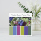 Huwelijks Kleurenpaletten Idee Kaart (Staand voorkant)