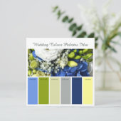 Huwelijks Kleurenpaletten Idee Kaart (Staand voorkant)