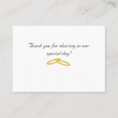 huwelijks Roos Plaatskaartje (Achterkant)