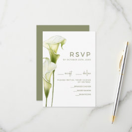 Huwelijks RSVP-kaarten RSVP Kaartje