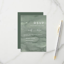 Huwelijks RSVP-kaarten RSVP Kaartje