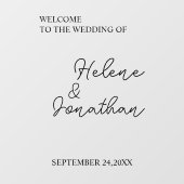 Huwelijks spiegelsticker, Bruiloft, Feesten, Raamsticker (Vel)