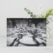 Huwelijks Tafel Decoratie Kaart (Staand voorkant)