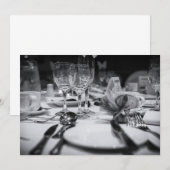 Huwelijks Tafel Decoratie Kaart (Voorkant / Achterkant)