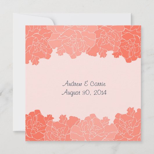 Huwelijks Tafelkaart Bedankbericht Kaart (Achterkant)