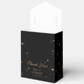 Huwelijks Trouw Dank Je Celestial Zwart Goud Ster Bedankdoosjes (Open)