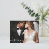 Huwelijks Trouwkaart Foto Briefkaart (Staand voorkant)