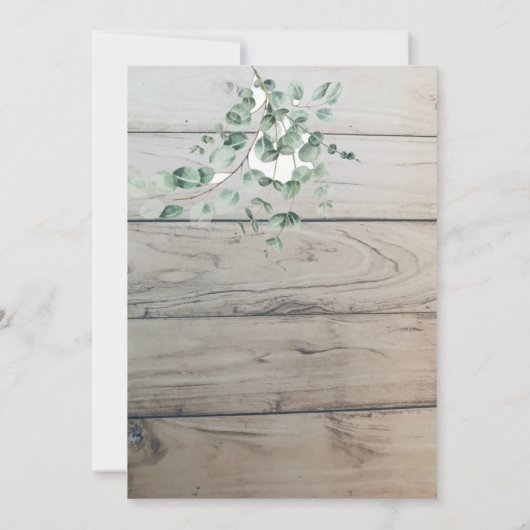 Huwelijks Uitnodiging (Achterkant)