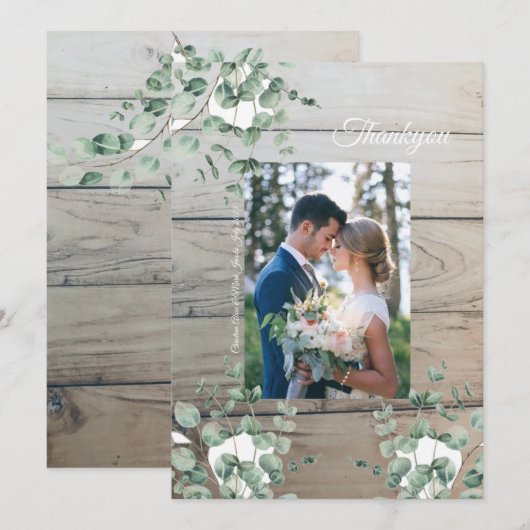 Huwelijks Uitnodiging (Voorkant / Achterkant)