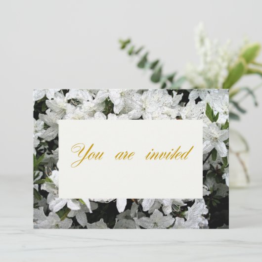 Huwelijks-, verjaardags-, jubileumuitnodiging kaart (Staand voorkant)