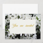 Huwelijks-, verjaardags-, jubileumuitnodiging kaart (Voorkant / Achterkant)