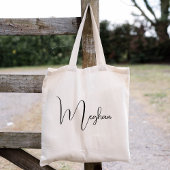 Huwelijks Verwelkoming Persoonlijk Script Tote Bag