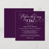 Huwelijks Welkom Feest Uitnodiging | Huwelijksgelo (Voorkant / Achterkant)