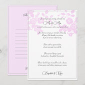 Huwelijks Wensen Liefde en Levensadvieskaart Advieskaart