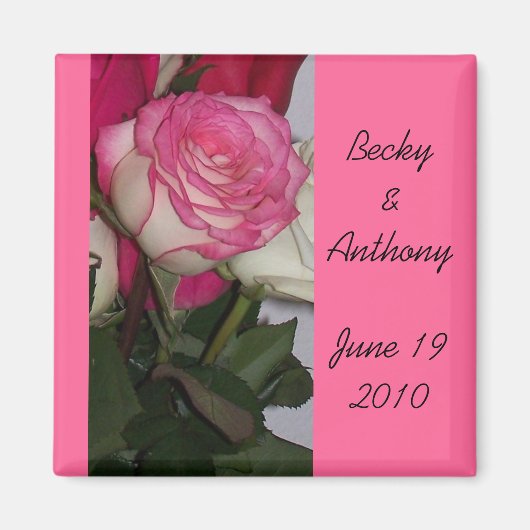 huwelijksaandenken magneet (Voorkant)