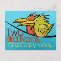 Huwelijksaankondiging, 2 Vogels op een Draad, Grap