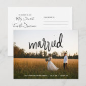 huwelijksaankondiging briefkaart (Voorkant / Achterkant)