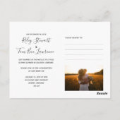 huwelijksaankondiging briefkaart (Achterkant)