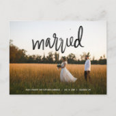 huwelijksaankondiging briefkaart (Voorkant)