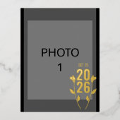 Huwelijksaankondiging Folie Post Kaart (Voorkant)