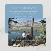 Huwelijksaankondiging Save the Date (Voorkant / Achterkant)