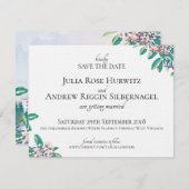 Huwelijksaankondiging White Sulphur Springs Kaart (Voorkant / Achterkant)