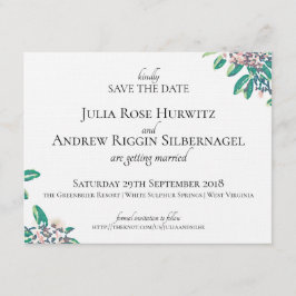 Huwelijksaankondiging White Sulphur Springs Kaart