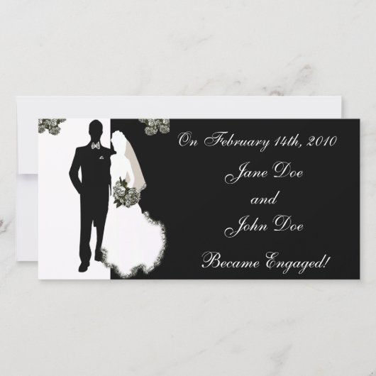 Huwelijksaankondigingskaarten Aankondiging (Voorkant)