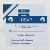 Huwelijksaanmeldingskaarten voor Peace Corps Kaart (Voorkant / Achterkant)