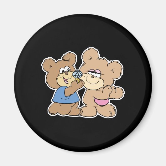 huwelijksaanzoek beren magneet (Voorkant)
