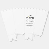 Huwelijksaanzoek feest cadeautje, hij heeft haar t bedankdoosjes (Ongevouwen)