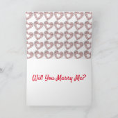Huwelijksaanzoek Hart Kaart (Binnen)
