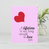 Huwelijksaanzoek ~ Kaart (Staand voorkant)