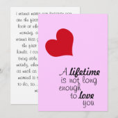 Huwelijksaanzoek ~ Kaart (Voorkant / Achterkant)