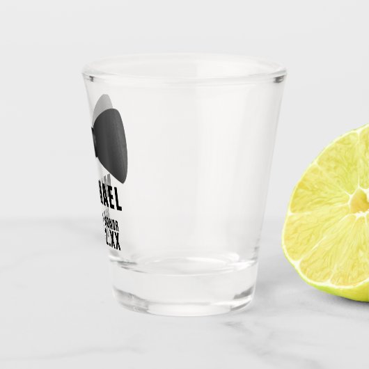 Huwelijksaanzoek Man van Eer Boordband Shotglas Shot Glas (Rechts)